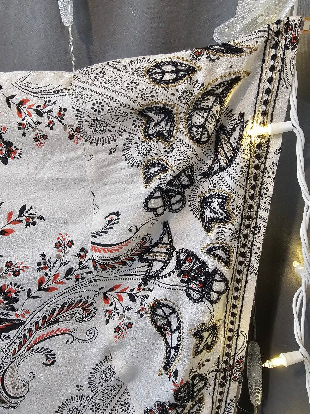 #125 Be Kind Do Good Amen Graphic Tee & Kimono Sleeve Poncho Upcycle – OSFM SizeLarge - 2X/3X