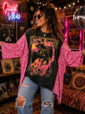 #173 Led Zeppelin Upcycled Kimono | One Size Fits Most